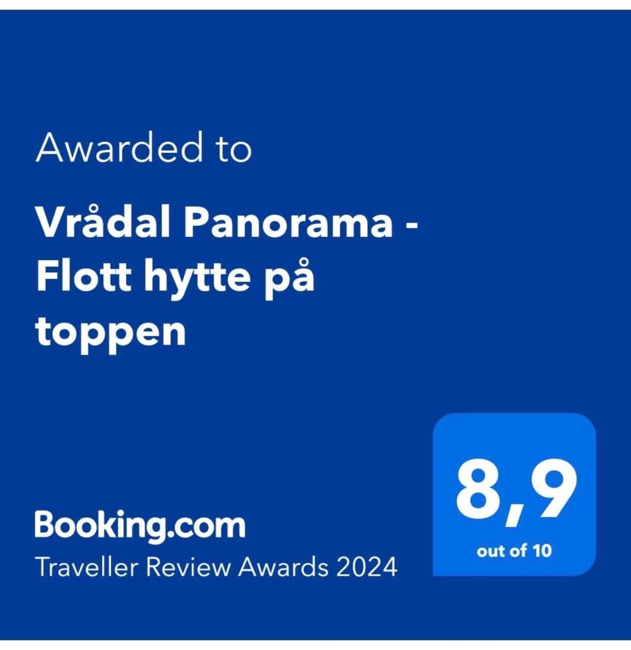 فيلا Sinnesفي Vradal Panorama - Flott Hytte Pa Toppen المظهر الخارجي الصورة